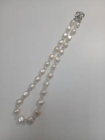 펄과 크리스탈 비즈 목걸이
