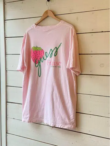 GUESS 게스 양면 프린트 90년대 싱글 티셔츠 구제 의류 빈티지