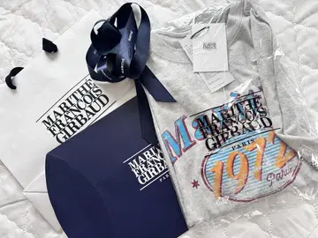 새상품 마리떼 프랑소와 저버 CLASSIC LOGO TEE 반팔 티셔츠