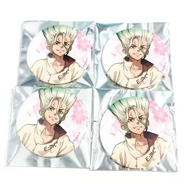 Dr.STONE 마루이 꽃놀이 캔뱃지 센쿠 4개