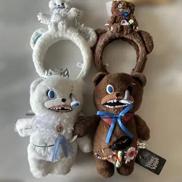 하미쿠마 하미쿠마 서울 봉제 인형 & 머리띠 세트