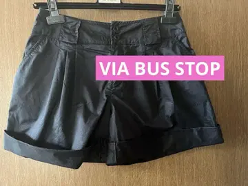 KAY 블랙 접이식 숏 팬츠