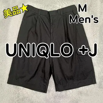 유니클로 +J 질 샌더 하츠 팬츠 숏 팬츠 블랙 컬러 남성용 M