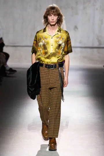 DRIES VAN NOTEN 20-21AW 호랑이 무늬 셔츠 드리스반노튼
