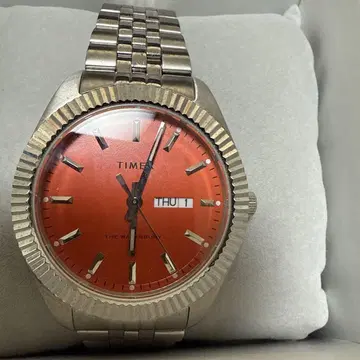 TIMEX 워터베리 41mm 오렌지 손목시계