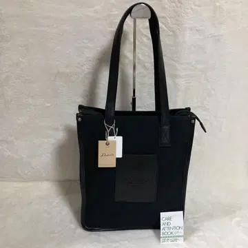 미사용 새상품 다코타 dakota 토트백 가죽 캔버스 블랙