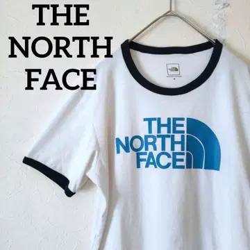 THE NORTH FACE 로고 티셔츠 링거 티셔츠