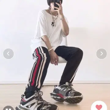 ADRER 라인 트랙 팬츠