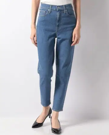 Levi's 리바이스 하이 웨스트 테이퍼드 데님 26
