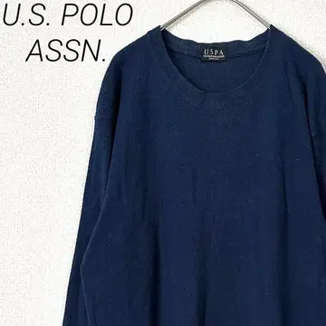 U.S. POLO ASSN. 티셔츠 긴팔 심플 빅 사이즈 넉넉한