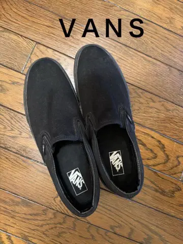 VANS 블랙 슬립온 반스 스니커즈 VANS SLIP ON