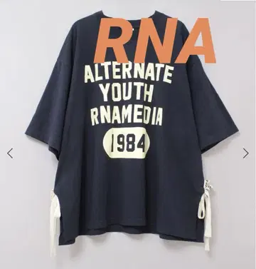 RNA M2440 사이드 슬릿 빅 T 네이비