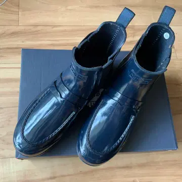 네이비 숏부츠 레인