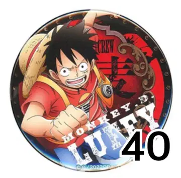 ONEPIECE 루피 놈들 캔뱃지 RED