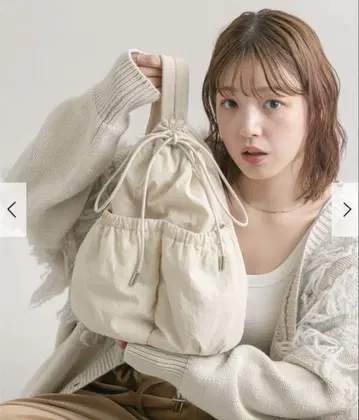 KBF 나일론 퍼프 보사크 아이보리