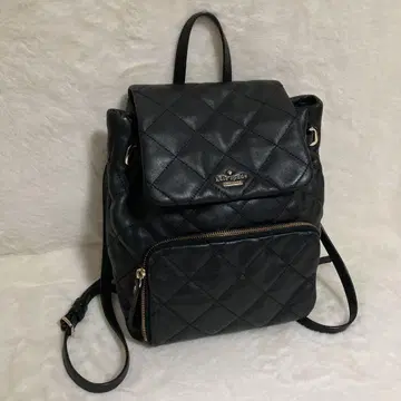 컨디션 최상 케이트 스페이드 퀼팅 백팩 Kate spade 블랙