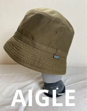 AIGLE 버킷 햇 버킷햇 카키