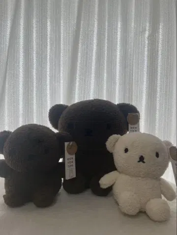 택 포함 미사용 새상품 BONTONTOYS 보리스 봉제 인형 세트