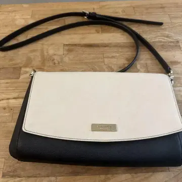 Kate Spade 숄더백 화이트/블랙