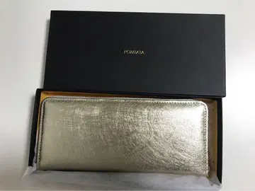 미사용 POMTATA TBA LONG WALLET 골드