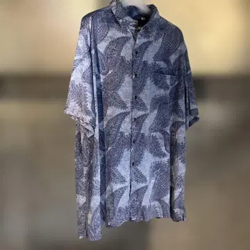 실크 레이온 페일리 빅 셔츠