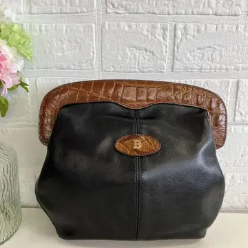 BALLY 발리 클러치백 악어 엠보싱 B 로고 2867