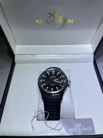 KARL-LEIMON 오토매틱 손목시계 블랙 클래식 필드