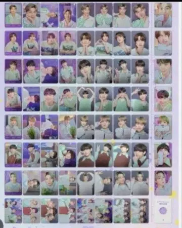 BTS 풀 컴플리트 미니 사진 바인더 포함