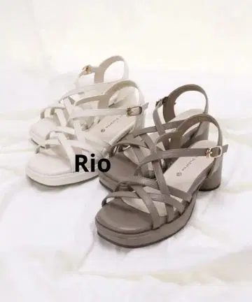 크로스 스트랩 샌들 L 사이즈 24.5cm