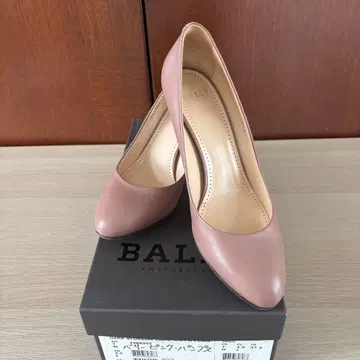 BALLY 발리 펌프스 37.5 사이즈 6cm 힐 더스티 핑크