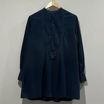 새상품급 다크 네이비 45RPM 인디고 데님 풀오버 그랑파 셔츠 3 L