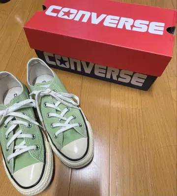 CONVERSE 그린 로우 컷 스니커즈