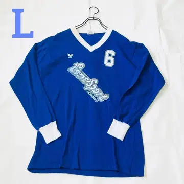 서독일제 erima 유니폼 80s90s 축구 셔츠 L 블루