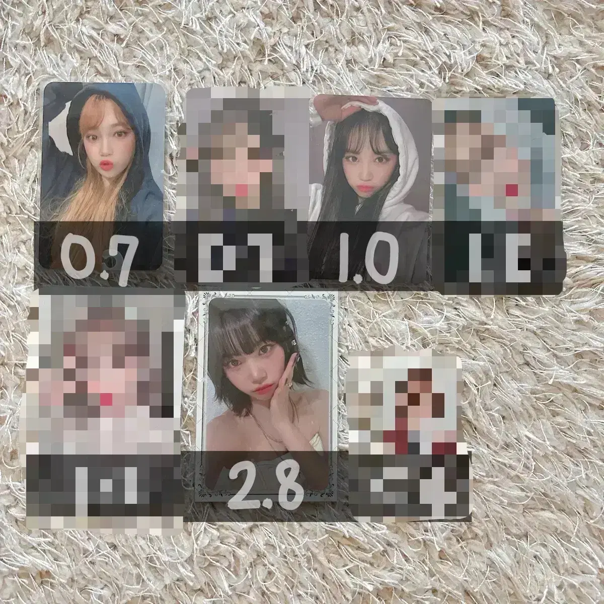 아이즈원르세라핌김채원럭드특전미공포카양도판매언포기븐이즈위후드윙크케타포