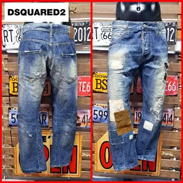 Dsquared2 패치워크 리페어 가공 Kenny TWIST Jean