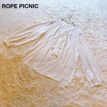 로페피크닉 ROPE PICNIC 긴팔 보타이 블라우스 화이트 38 M