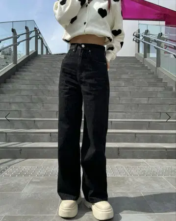 TWW 데님 블랙 XXS/S