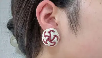 순 일본풍의 미즈히키가 눈에 띄는