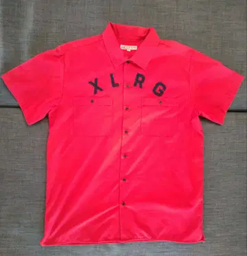 XLARGE 반팔 셔츠 빨간색 XL