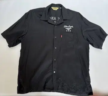 AVIREX 블루 엔젤스 남성용 셔츠 블랙 2XL