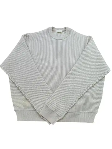 Ballsey 울 폴리에스테르 스트레치 리브 크루넥 풀오버 BG