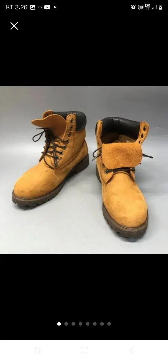 Hawkins Men's yel 6-inch Worker 7-hole - (260) Almost like new