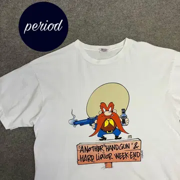 P1992 LOONEY TUNES 90s 요세미티 샘 애니메이션 티셔츠