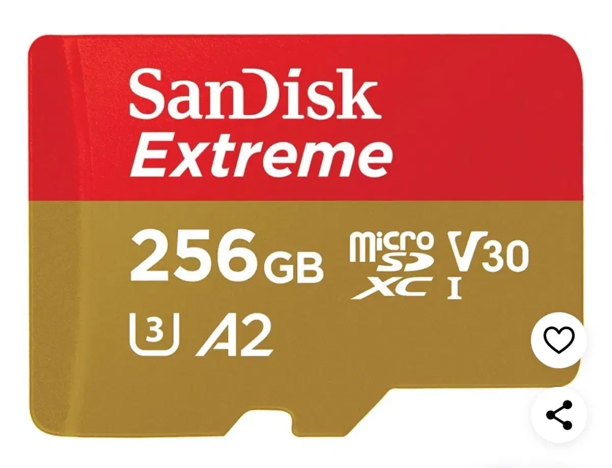 Sandisk Extreme MicroSD Card 256GB
