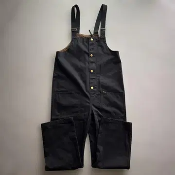 BLUCO 부루코 오버롤 블랙 S 사이즈