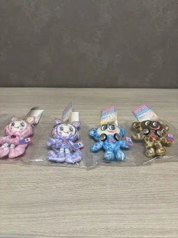 베리에짱 나카무라군 봉제 인형 참 레오파드 4개 세트