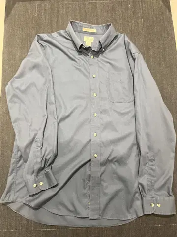LL.Bean 긴팔 셔츠 파랑 90s