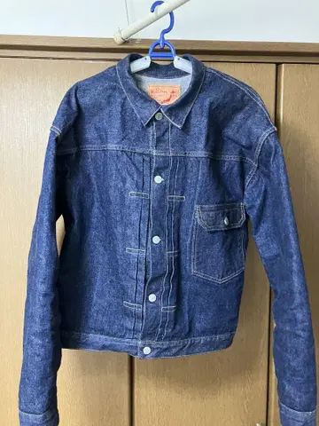 2XL 사이즈 오어슬로우 데님 자켓 타입 1 원 워시