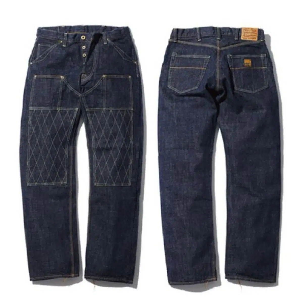 33] Trophy Clothing 1606 W Double Knee Standard Dirt Denim Pants 