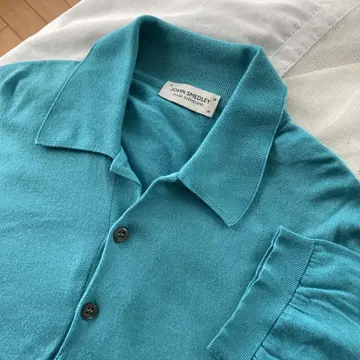 JOHN SMEDLEY 터콰이즈 썸머 니트 M